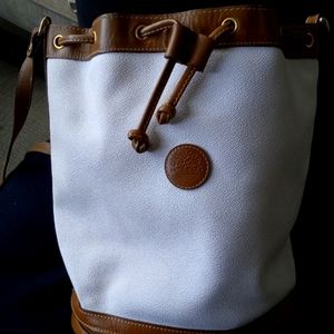 Toledano White Bucket Purse
